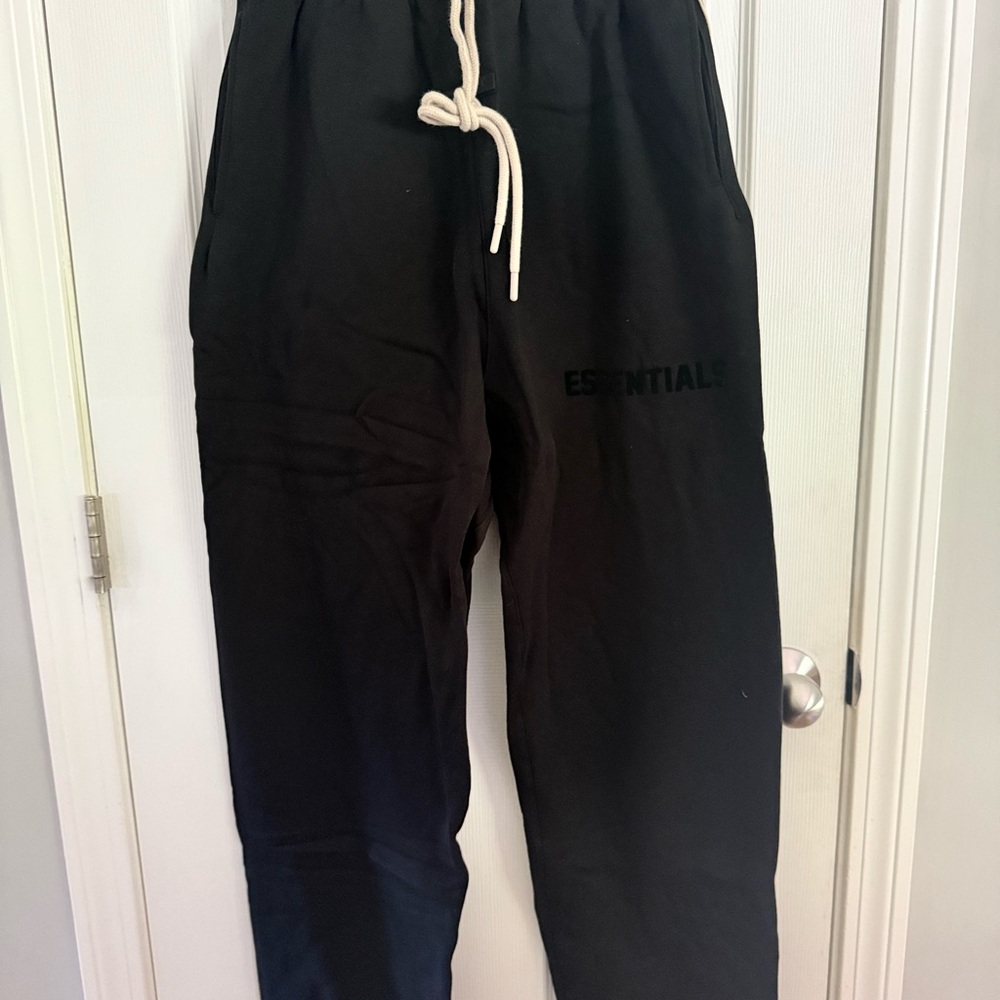 Essentials Black Joggers for Men